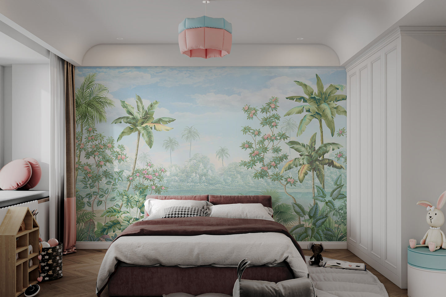 Tropical Jungle Landscape Wallpaper