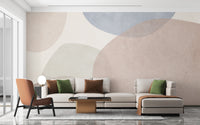 Subtle geometric wall design for harmony
