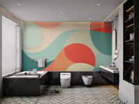 Aesthetic pastel color wallpaper pattern
