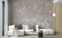Nature-inspired autumn mural enhances walls
