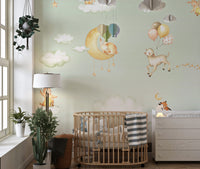 Green Sweet Dreams wallpaper, perfect for little ones.

