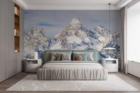 Rocky summit panoramic wallpaper for interiors.
