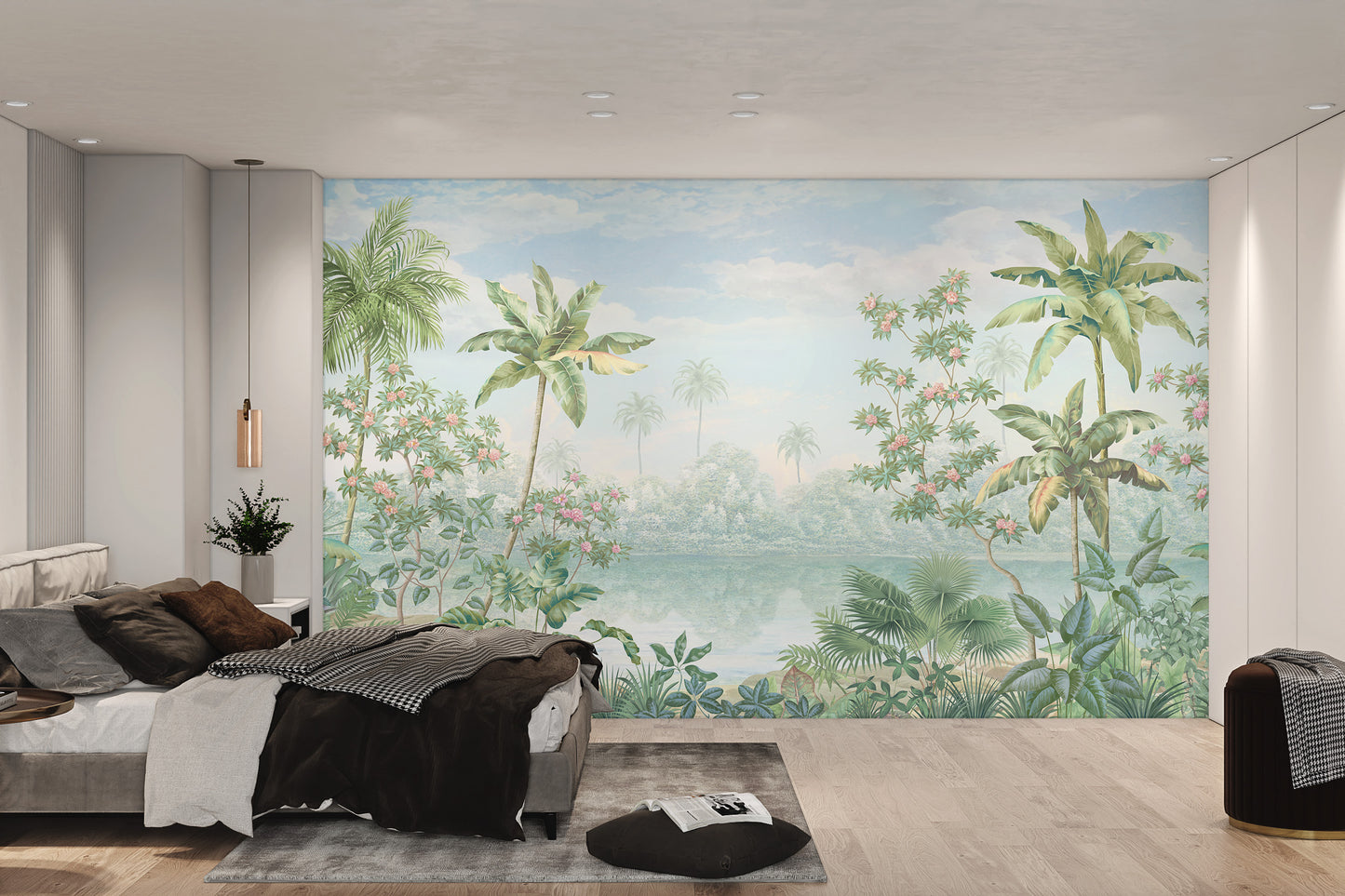 Tropical Jungle Landscape Wallpaper