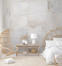 Timeless white textured wallpaper for elegant spaces





