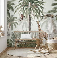 Elegant Tropical Jive wallpaper enhances any room.
