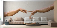 Artistic Creation of Adam wall mural design

