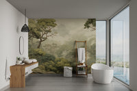 Traditional Japanese nature wall decor
