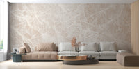 Classic veined marble mural for stylish rooms
