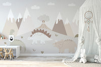 Dinosaur valley wallpaper mural for adventurous rooms
