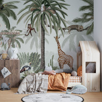 Vibrant Tropical Jive mural for exotic wall decor.
