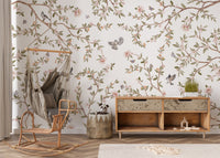 Transform walls with Summer Roses mural wallpaper.