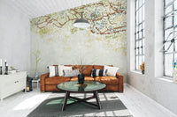 Beautiful blossom wall design for decor
