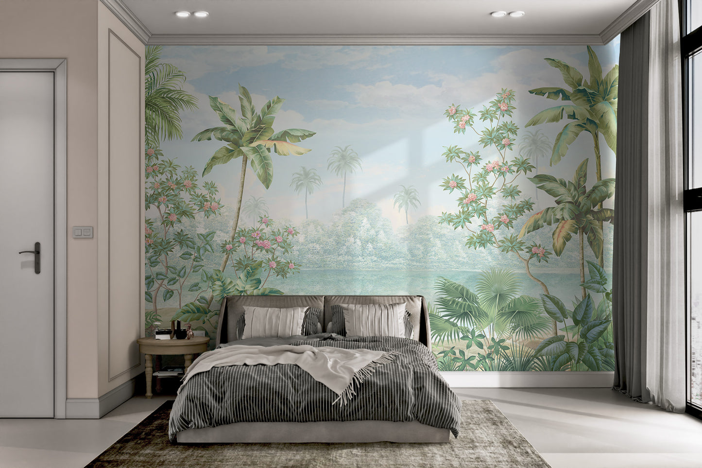 Tropical Jungle Landscape Wallpaper