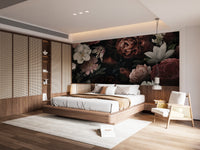 Soft romantic blossom mural for interiors.
