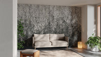 Modern vine-inspired mural for tranquil wall spaces
