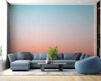 Sunrise ombre mural for modern spaces
