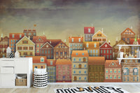 Dark themed house mural
