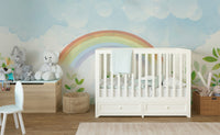 Kids' Blue & Green Rainbow wallpaper mural
