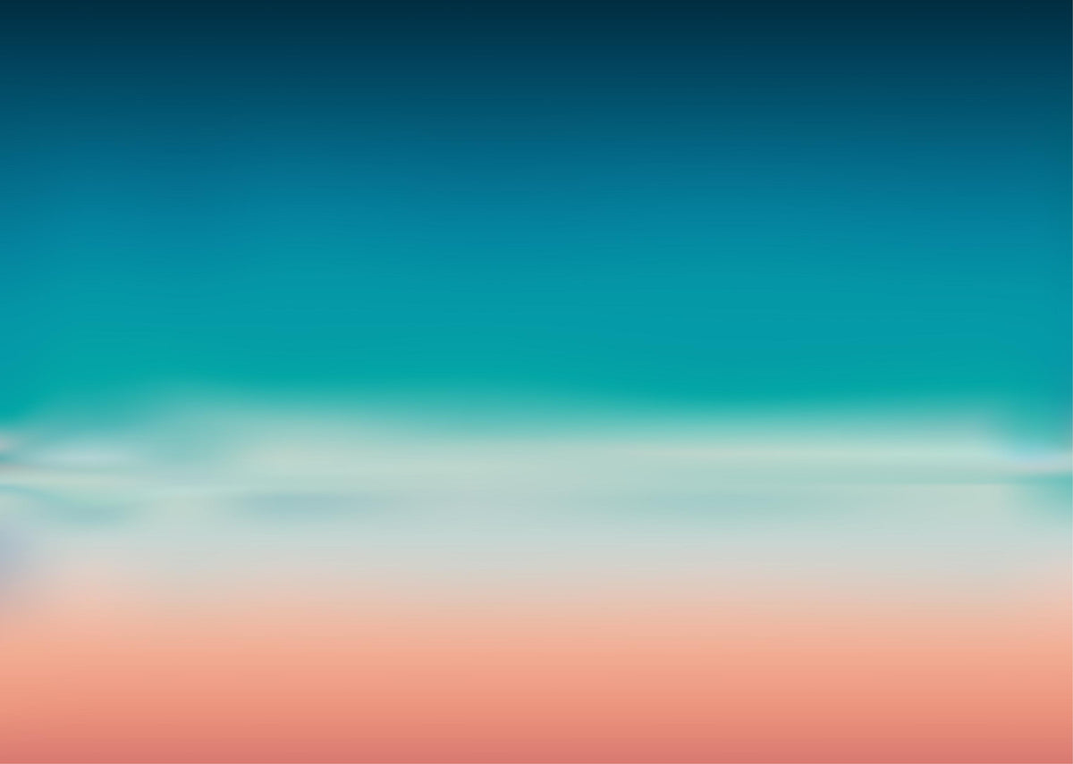 Blue and Pink Blurred Sea Ombre Wallpaper in your room — zoomed