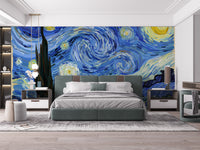 Beautiful Starry Night Van Gogh Wallpaper Mural