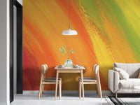 Cheerful Rainbow Wallpaper Mural for Bedroom Decor