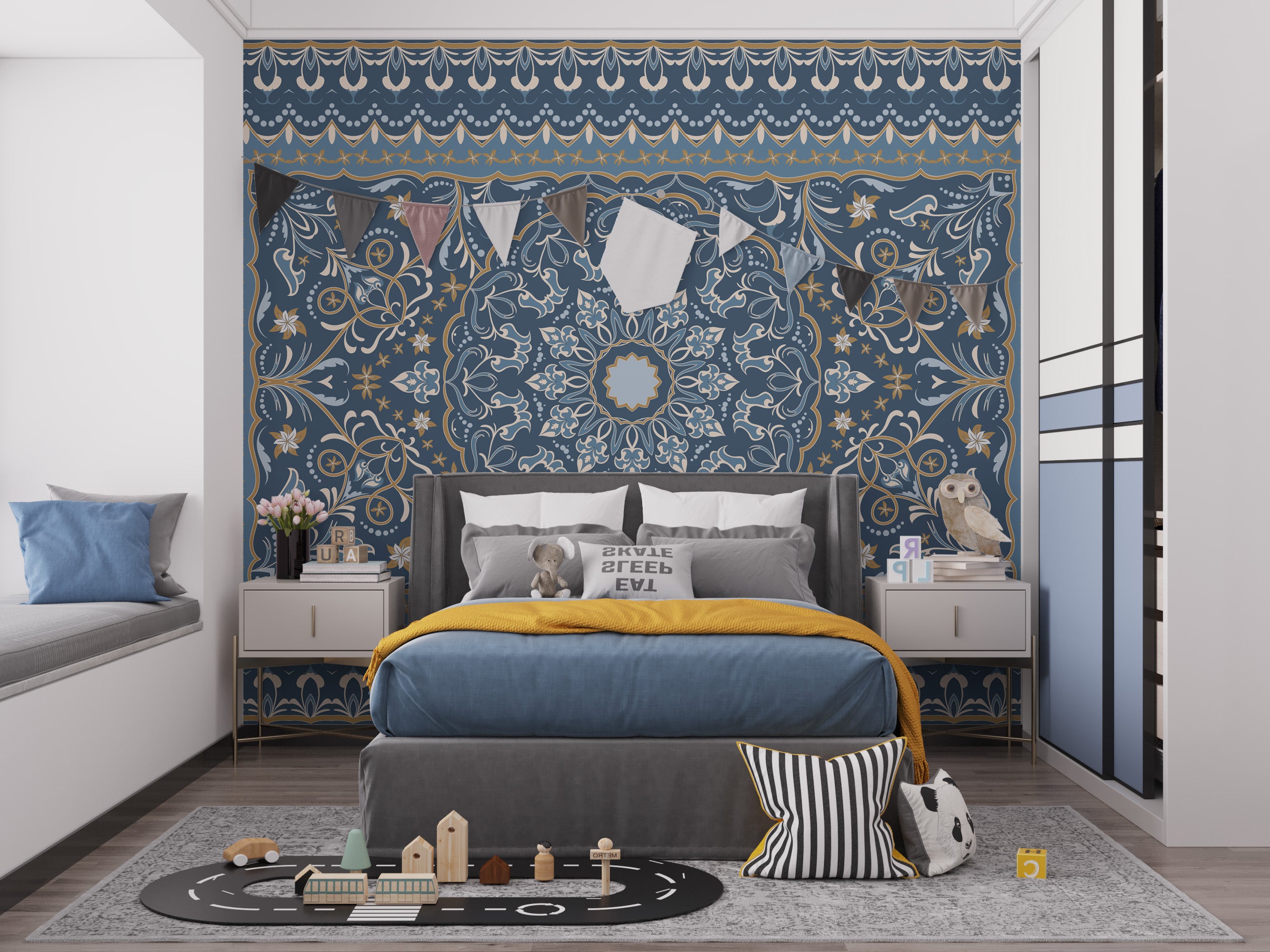 Beautiful Persian Carpet Mural for Sophisticated Spaces