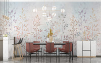 Colorful Long Grass Field Wallpaper Mural for Living Rooms