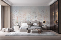 Colorful Long Grass Wallpaper Mural for Fresh Spaces