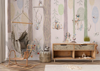 Magical Fairy Forest Mural for Kids’ Room Walls