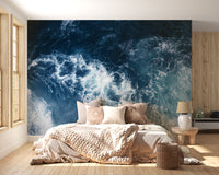 Stormy Sea Glacier Wallpaper Mural