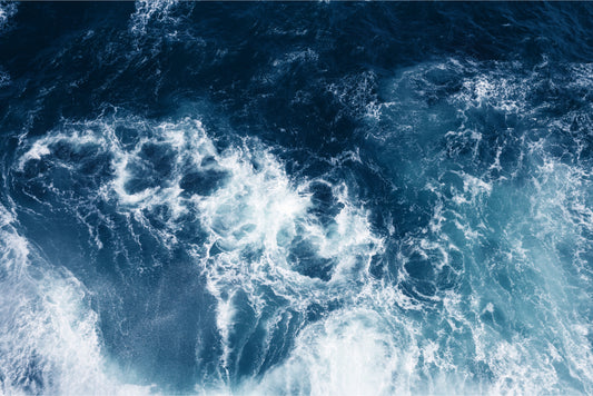 Stormy Sea Glacier Wallpaper Mural