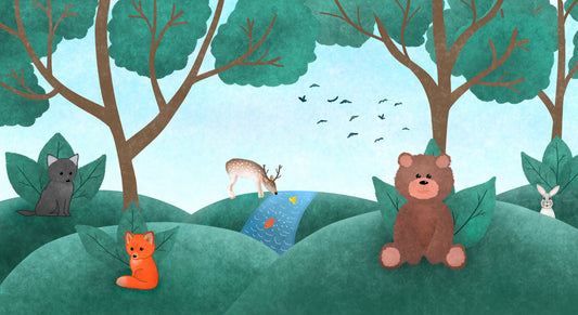 Fairyland Fauna Wallpaper for Kids