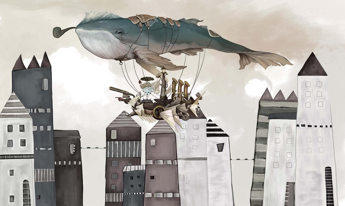 Flying Wheal Thief Vintage Ship Wallpaper in your room