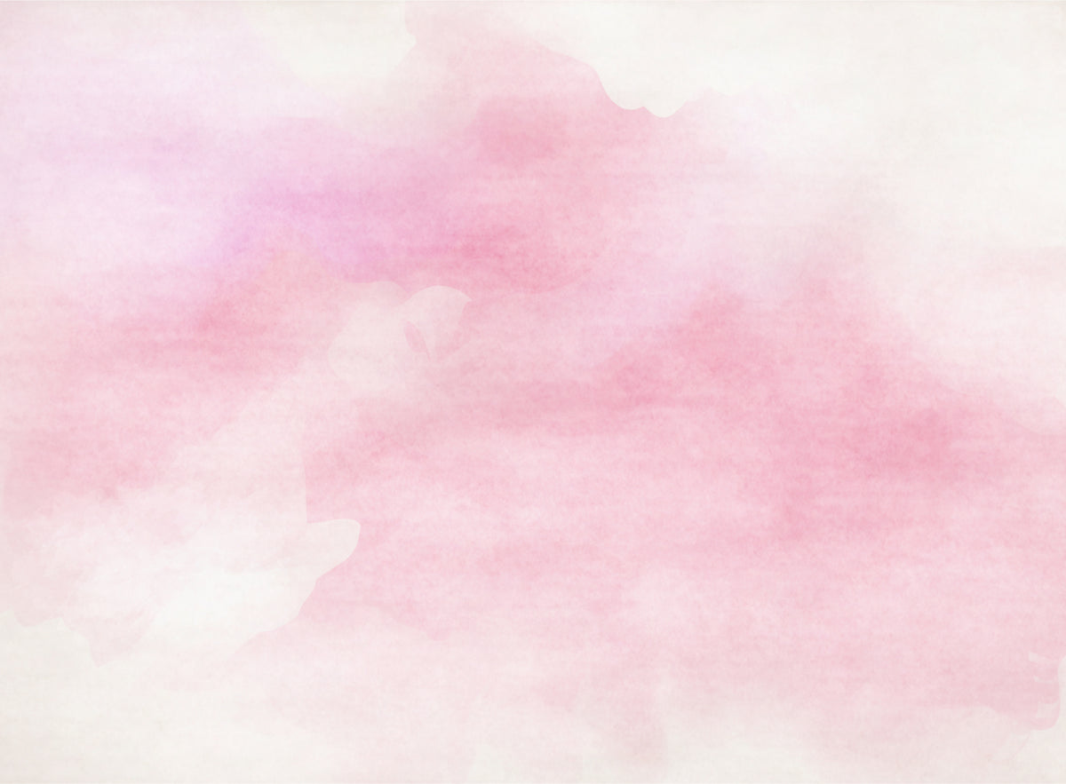 Pink Watercolor Brushstrokes Wall Murals in your room