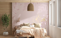 Artistic gilded pastel mural for stylish and graceful interiors.
