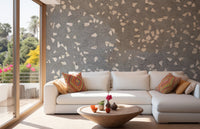 Tranquil misty marble wallpaper for peaceful walls
