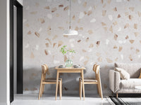 Stylish terrazzo marble wall mural for chic decor

