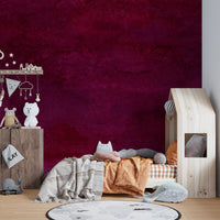 Elegant burgundy brushstrokes wall mural for decor
