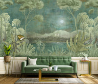 Moonlight Oasis Mural Wall Mural