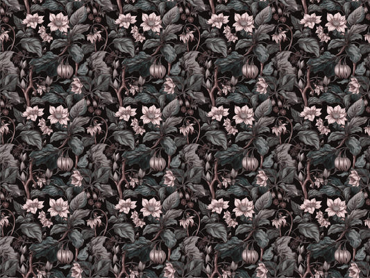 Botanical Blossom Wallpaper - Pink