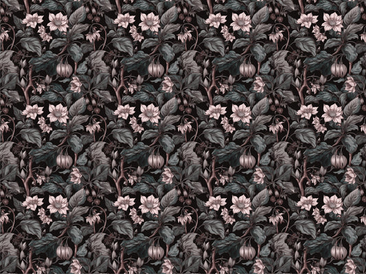Botanical Blossom Wallpaper - Pink