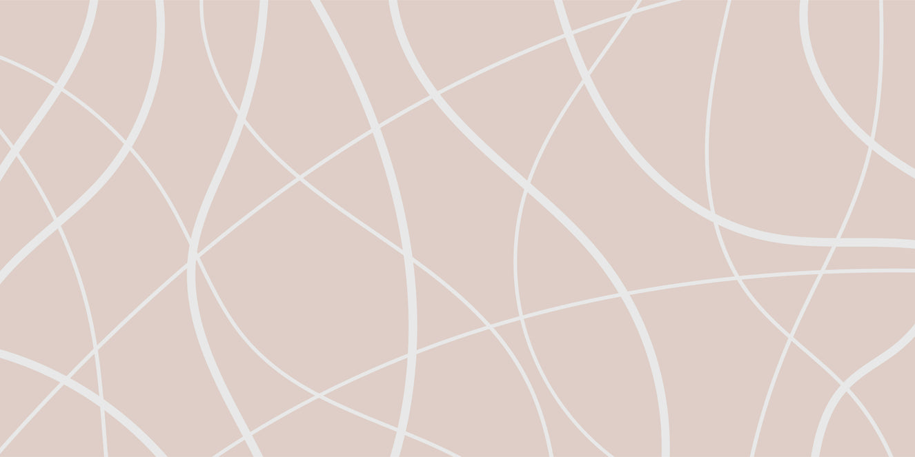 Soft Beige Lines Wall Mural