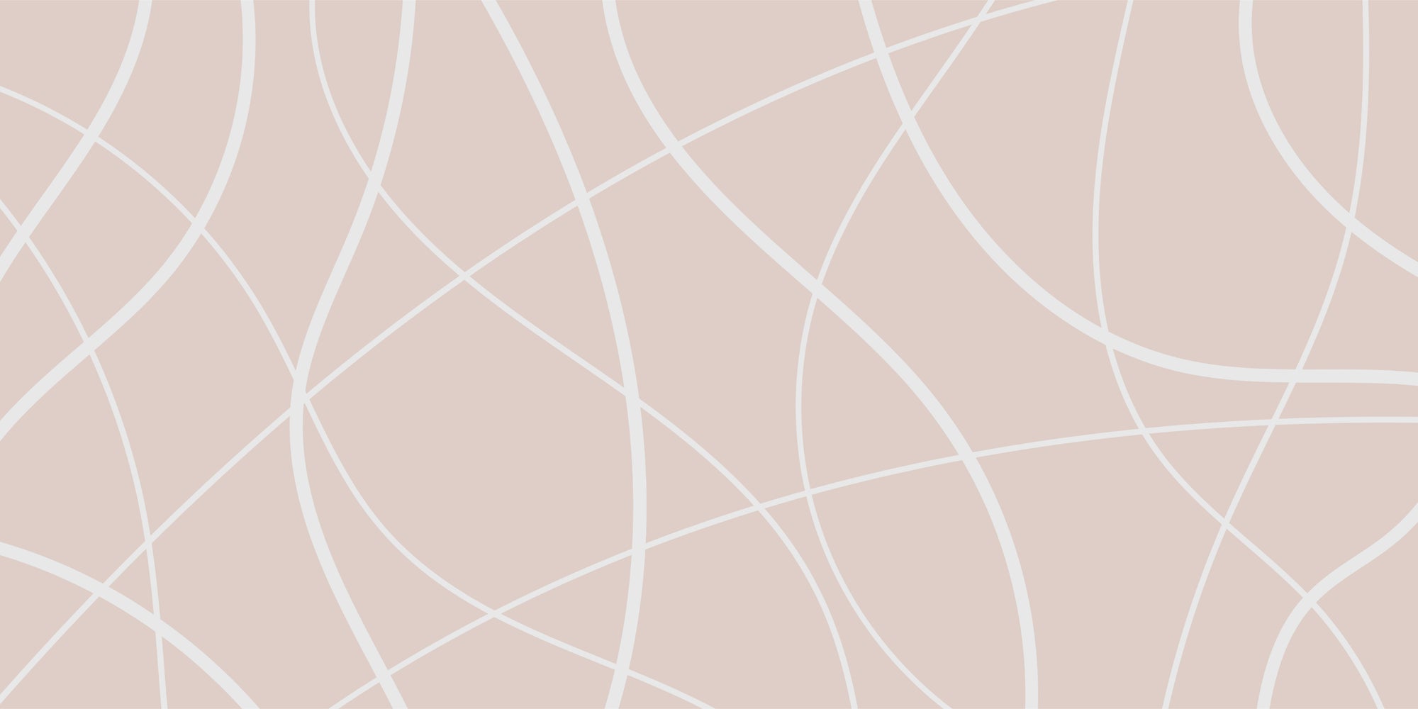 Soft Beige Lines Wall Mural