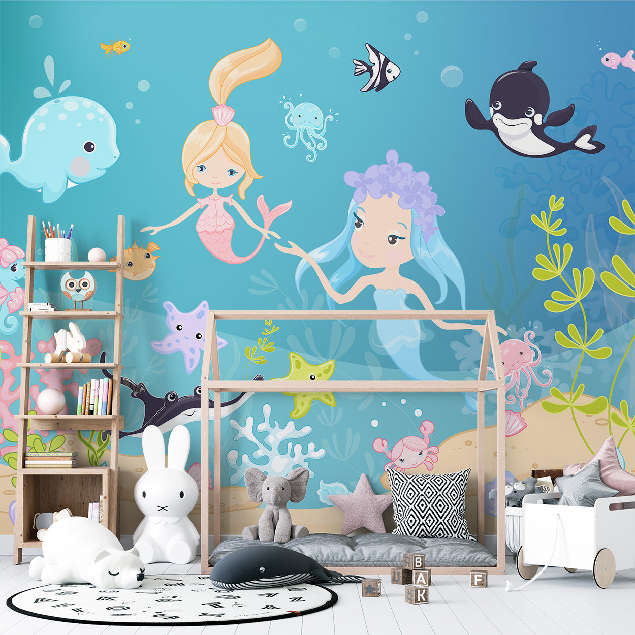 Little Mermaid Underwater Adventure Wallpaper Mural