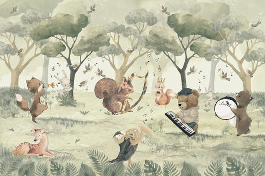 Wildlife Concert Wallpaper Mural