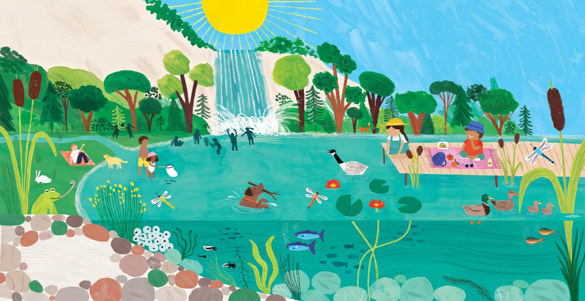 Sea Side Picnic Wallpaper in your room — zoomed
