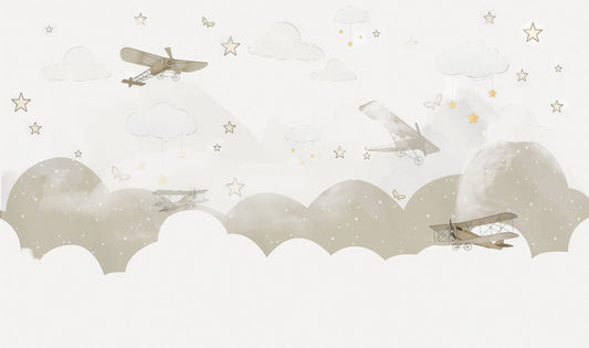 Airplanes in the Sky Wallpaper