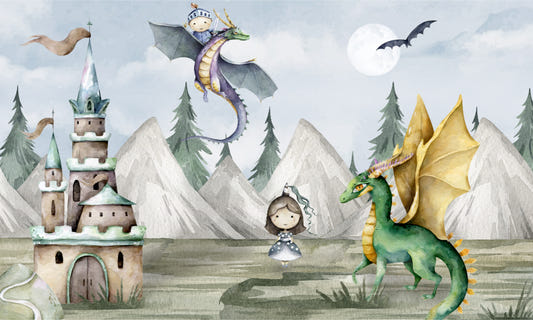 Fairytale Kingdom Wallpaper Mural