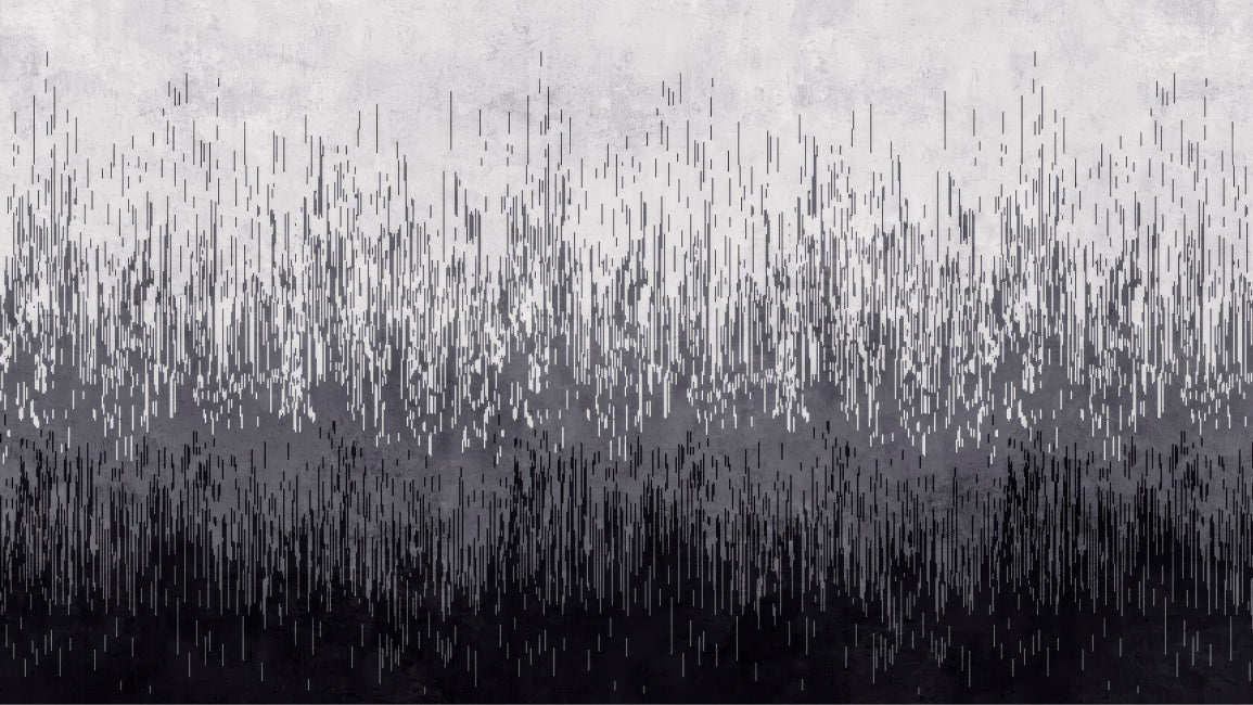 Gradient Line Art Wall Mural