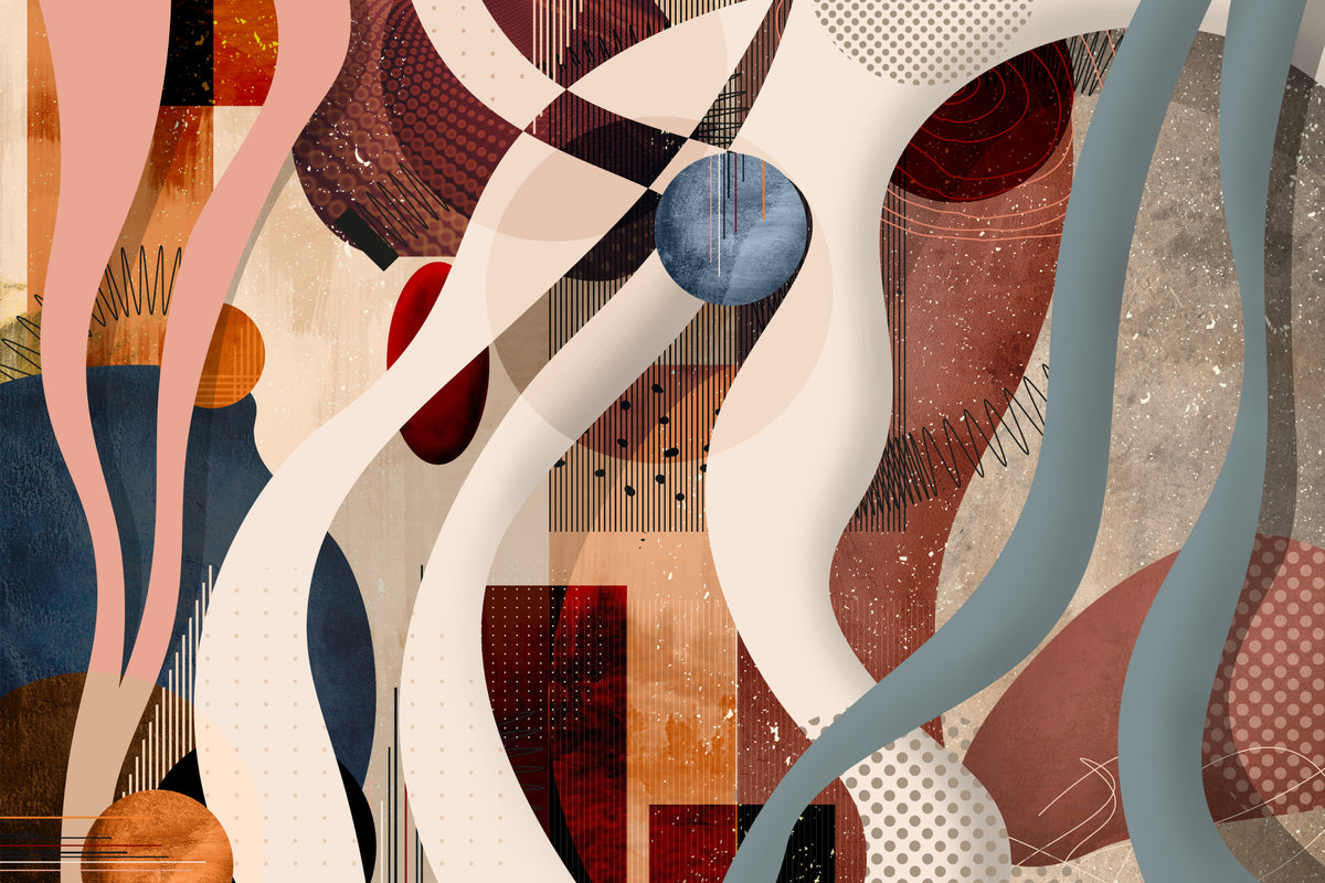Modern Abstract Geometric Wallpaper